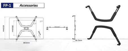 Electroon NonVesa FP1 Universal Aparat Vesa Tutucu