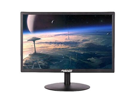 Avenir 19inch LED Monitör USB/HDMI/VGA Dahili Hoparlör