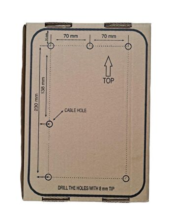 Teknim VAS-701 Outdoor Harici Sahte Siren - Mavi