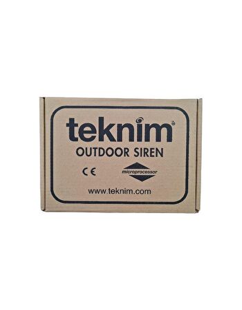 Teknim VAS-701 Outdoor Harici Sahte Siren - Mavi