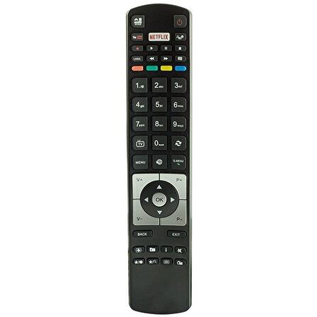 Telefunken Netflix-Youtube Tuşlu LED Tv Kumandası