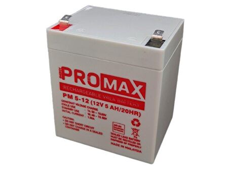 Energy Promax 12Volt 5Amper Kuru Akü 12V 5A