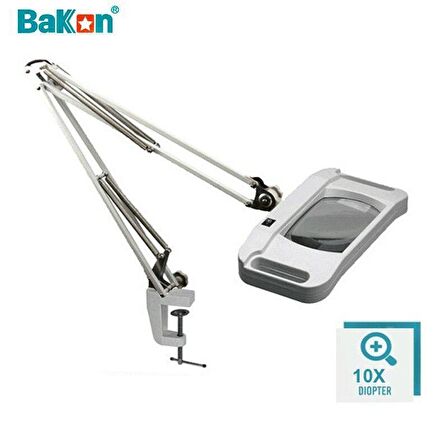 Bakon BK500D-10X LED Akrobat Büyüteç