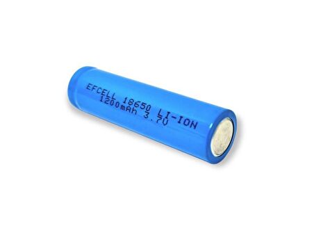 EFCELL 18650 1200mAh 3.7Volt Li-ion Şarjlı Pil Başlıksız