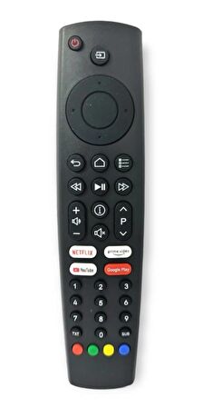 Arçelik Netflix-Youtube-GooglePlay-Prime Video Tuşlu Smart Led Tv Kumanda