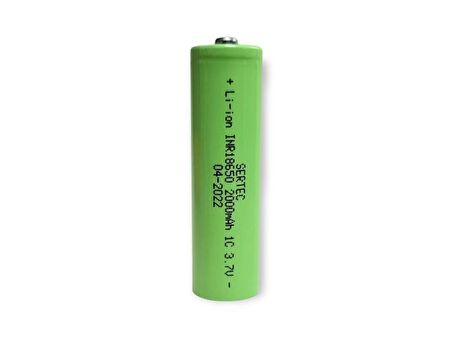 SERTEC 18650 3.7V 2000mAh 1C Lion Şarjlı Pil Başlıklı - 1Adet