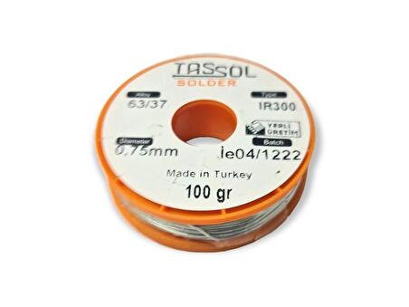 Tassol Solder 0.75mm 100gr 63/37 Lehim Teli