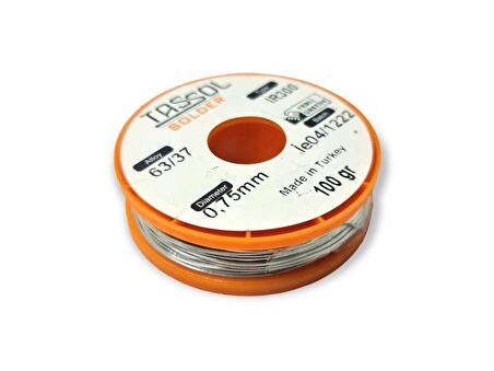 Tassol Solder 0.75mm 100gr 63/37 Lehim Teli