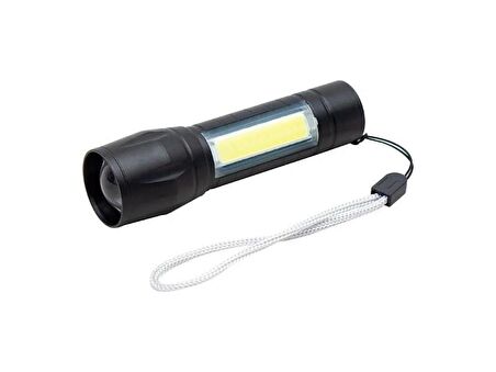 Powermaster PM-4525 Power Ledli USB Şarjlı Mini El Feneri