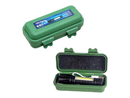 Powermaster PM-4525 Power Ledli USB Şarjlı Mini El Feneri