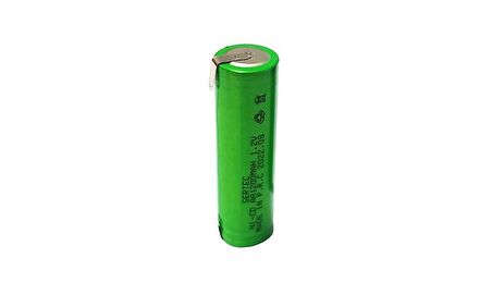 Sertec 1.2Volt 1200mAh AA Ni-CD Şarjlı Kalem Pil Puntolu - 1Adet