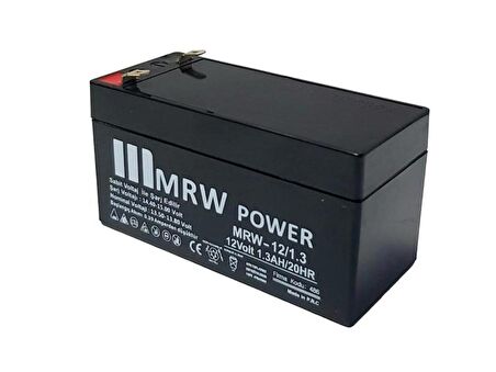 MRW Power 12Volt 1.3Amper Akü 12V 1.3AH