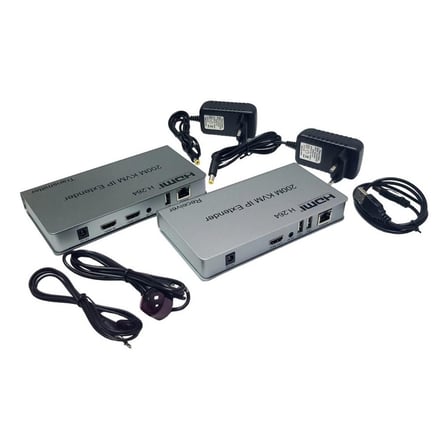 TAPLİN Full Hd 60Hz HDMI Kvm Ip Extender 200 Metre CAT5E/6 HDMI Menzil Genişletici Uzatıcı - THK-200