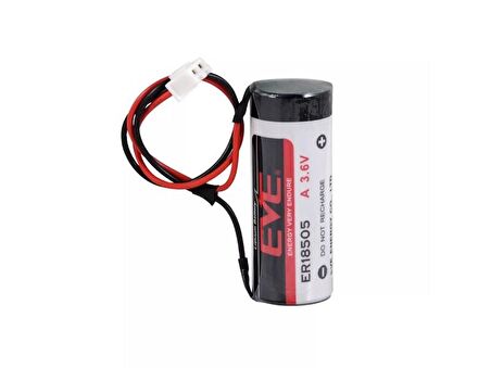 EVE 3.6V ER18505 Lithium Pil - Soketli