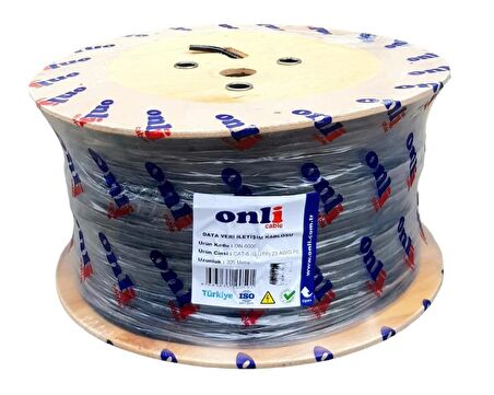 Onli 23AWG PE Dış Ortam Cat6 Outdoor Kablo 305mt Siyah