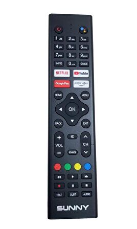 Sunny Android Smart Led TV Kumanda Ses Komutlu