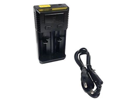 Nitecore i2 İntelli Charger Li-ion Universal Pil Şarj Cihazı 2li