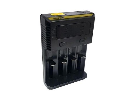 Nitecore i4 İntelli Charger Li-ion Universal Pil Şarj Cihazı 4Lü