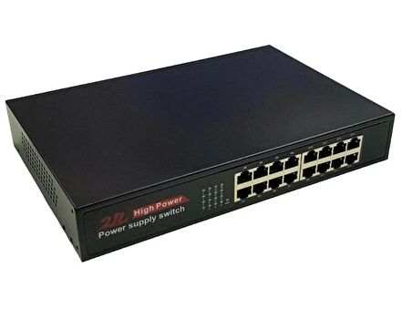 Wellbox WB-1016D 16Port 10-100-1000 Gigabit Ethernet Switch