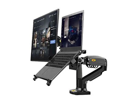 electroon Nb F160-FP 17-27'' Hareketli Monitör & Notebook Masa Standı