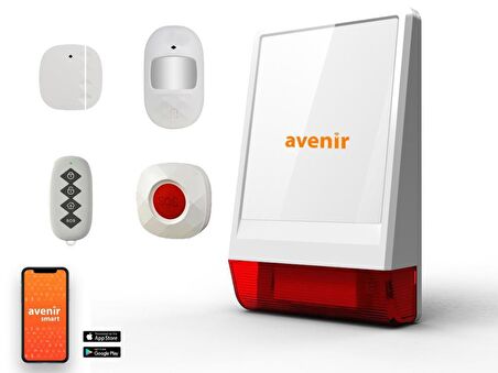 Avenir AV-03WF Wifi Kablosuz Akıllı Alarm Seti