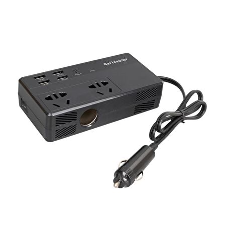 Powermaster CZ02 200Watt 12-24V 220Volt 4xUsb Type-C Girişli İnverter