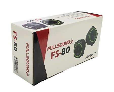 FullSound FS-80 8cm 500Watt Dome Tweeter Takımı