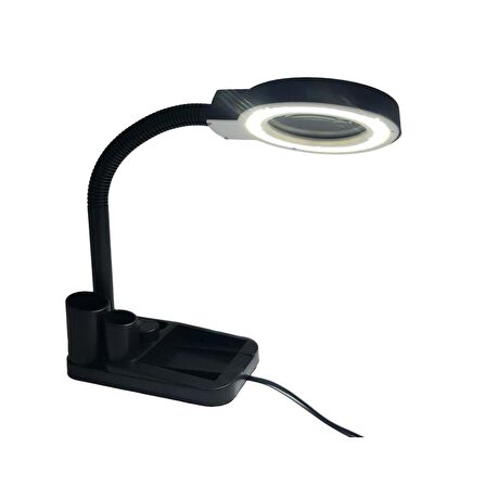 WellHise WH-808 Masa Üstü Ledli Büyüteç 10cm - 40Ledli