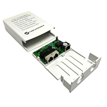 Novacom ND-PE102GW 10/100/1000M 1/2 Dış Ortam POE Repeater 100mt 30W