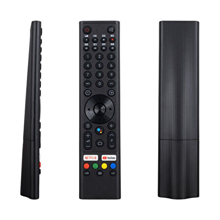 electroon Vestel YOUTUBE-NETFLIX Tuşlu Ses Komutlu Led TV Kumanda