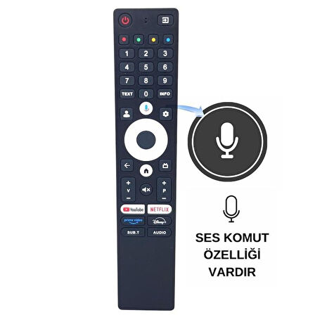 Strong Android LED TV Kumandası - Ses Komutlu