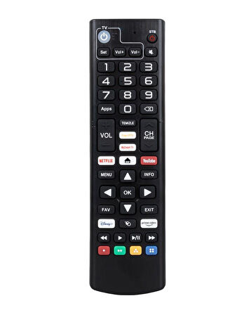 Dreamstar i1 Androidbox Kumanda Netflix-Youtube-Prime Video Tuşlu