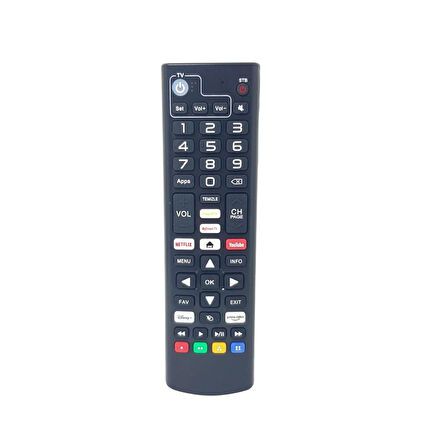 Dreamstar i1 Androidbox Kumanda Netflix-Youtube-Prime Video Tuşlu
