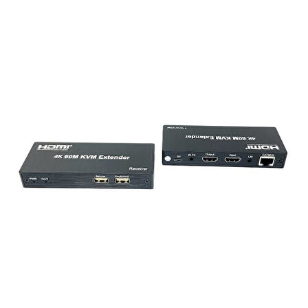 Novacom 4K 60Metre HDMI+USB+IR To Cat6 KVM Extender