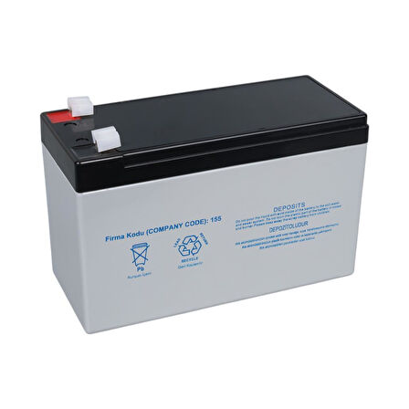 Yokohama 12Volt 7Amper Akü YH-127.0 (150x65x90mm)