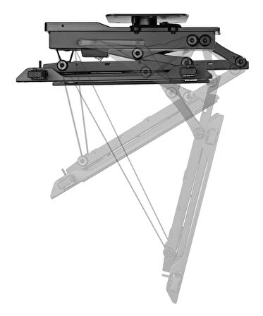 Electroon 32-75inch Kumandalı Motorlu Hareketli Tavan Askı Aparatı