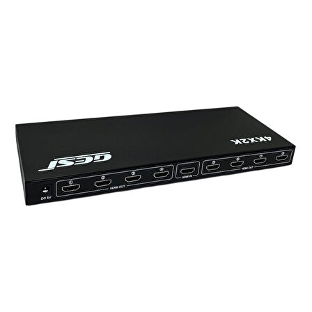 GESİ 4K2K 1x8 HDMI Splitter Full HD 1080P 3D Uyumlu