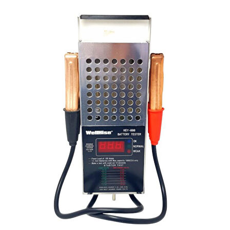 Wellhise KEY-888 Dijital Akü Test Cihazı 12Volt 125 Amper