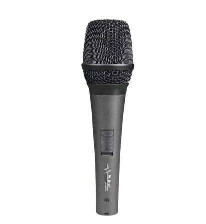 S-Line Audio Kablolu El Tipi Mikrofon Yarı Metal Yarı Plastik 5Metre Kablolu