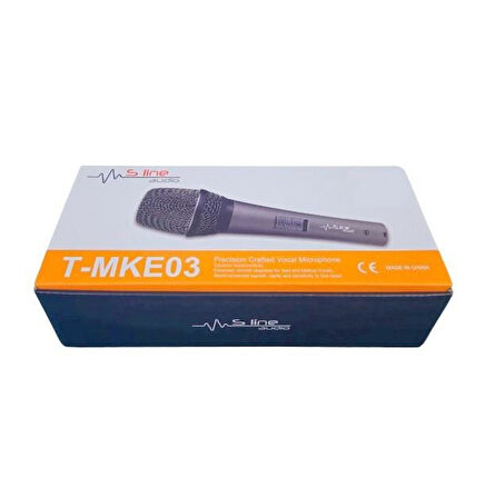 S-Line Audio Kablolu El Tipi Mikrofon Yarı Metal Yarı Plastik 5Metre Kablolu