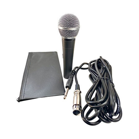 S-Line Audio SM-58 Kablolu El Tipi Mikrofon 5Metre Kablolu