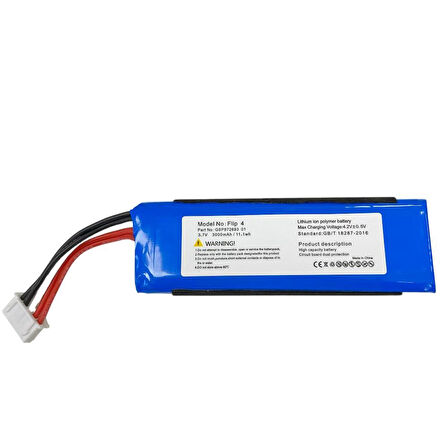 Sertec Flip4 uyumlu 3.7v 3000mAh Soketli Batarya