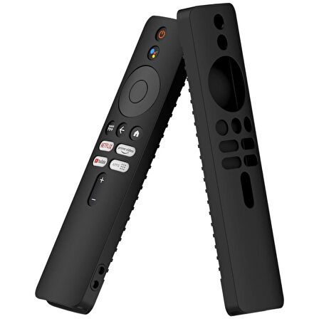 Xiaomi XIMR-M8 4S 4K MiBox Kumanda Uyumlu Silikon Koruma Kılıfı - Siyah