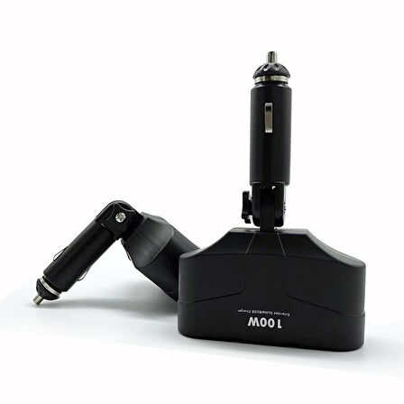 Olesson 1652 2xUsb 100Watt İki Girişli Oto Çakmak Çoklayıcı