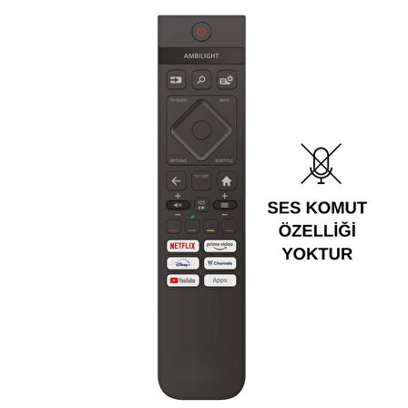 PHILIPS The One The Xtra Serisi Amblight Tv Kumanda - Ses komutsuz