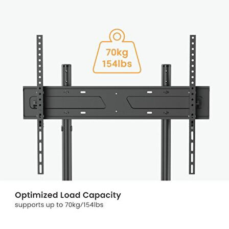 Vontech V1044VE 55-100'' Tekerlekli Ayaklı Lcd-Led TV Standı
