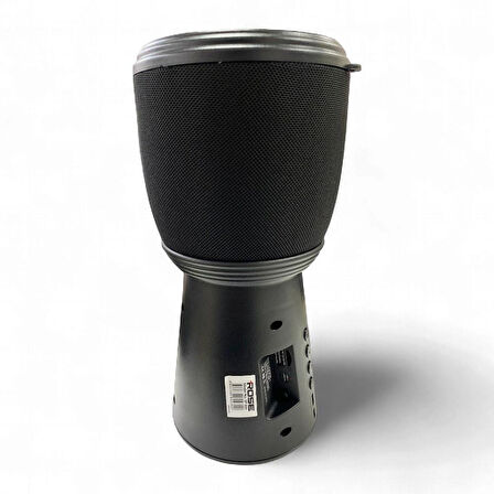 Rose SP-601 El Fenerli Taşınabilir Solar Şarjlı Bluetooth FM Radyo Hoparlör - Siyah