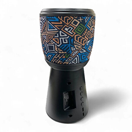 Rose SP-601 El Fenerli Taşınabilir Solar Şarjlı Bluetooth FM Radyo Desenli Hoparlör