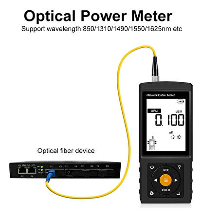 Novacom LT-300S RJ45 Poe Uyumlu Çok Fonksiyonlu Kablo Test Cihazı