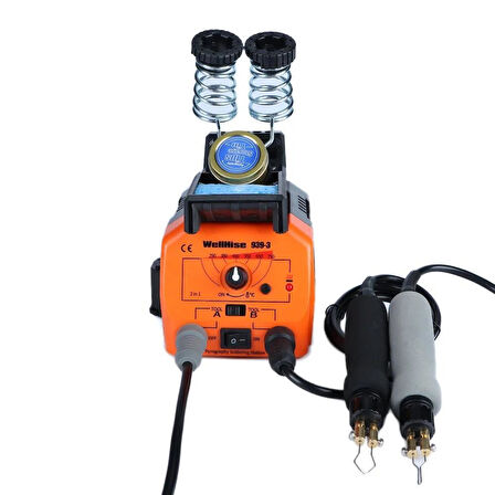 WellHise WH-939-3 Ahşap Yakma İstasyonu Çift Kollu - 20Uçlu